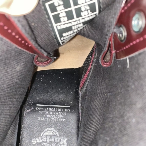 Dr Martens Genuine Air Wair Vegan Leather Boots size 40/AU9 - Picture 7 of 7